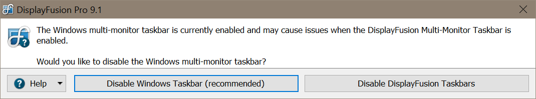 multimon taskbar windows 10